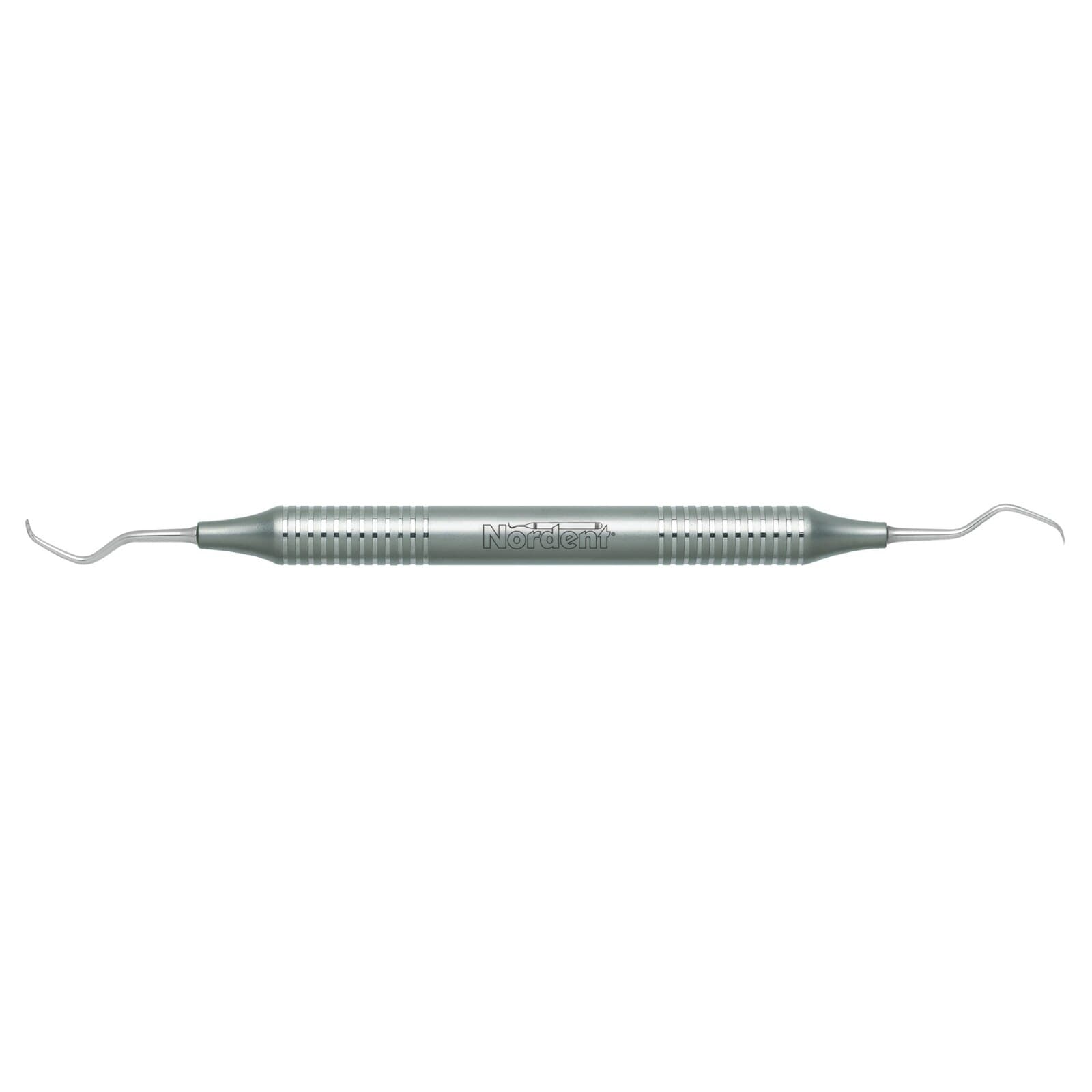 Nordent Anterior Lingual Stain Remover Scaler, Double-Ended, DuraLite Round Handle, ALSR thumbnail 2