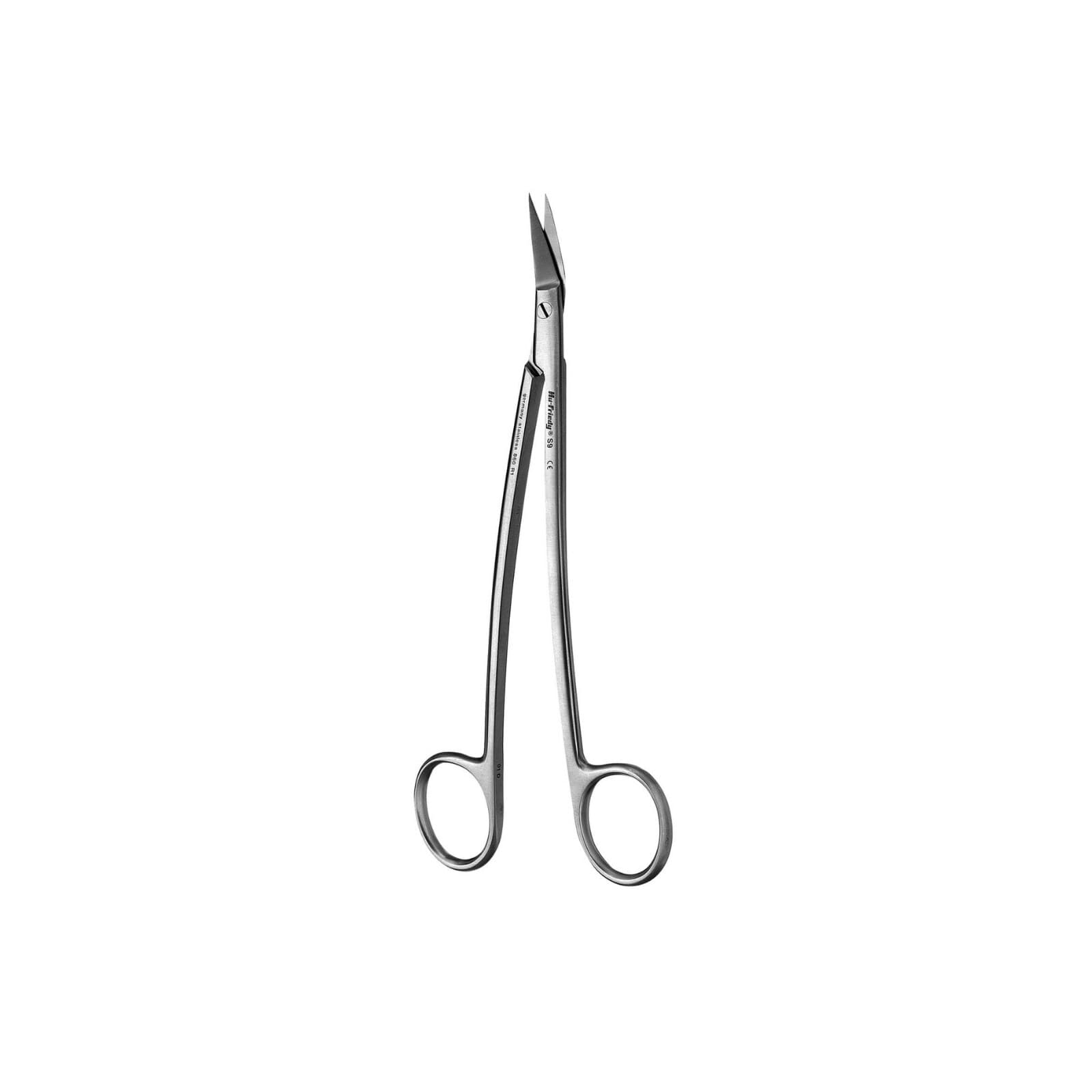 Hu-Friedy 9 Dean Surgical Scissors, 6.5" (16.5 cm), 1 Serrated Blade, Stainless Steel, S9 thumbnail 3