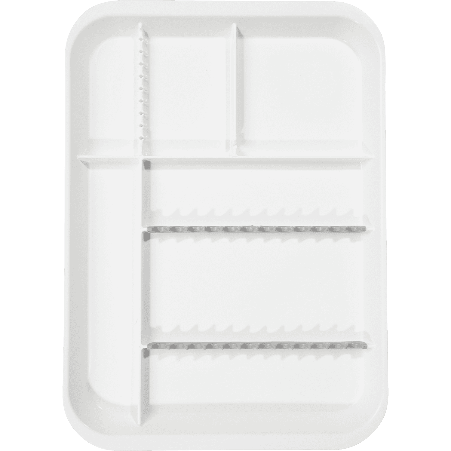 Zirc B-Lok Divided Setup Tray, White, Size B (Ritter), 13-3/8" x 9-5/8" x 7/8", 20Z451A thumbnail 3