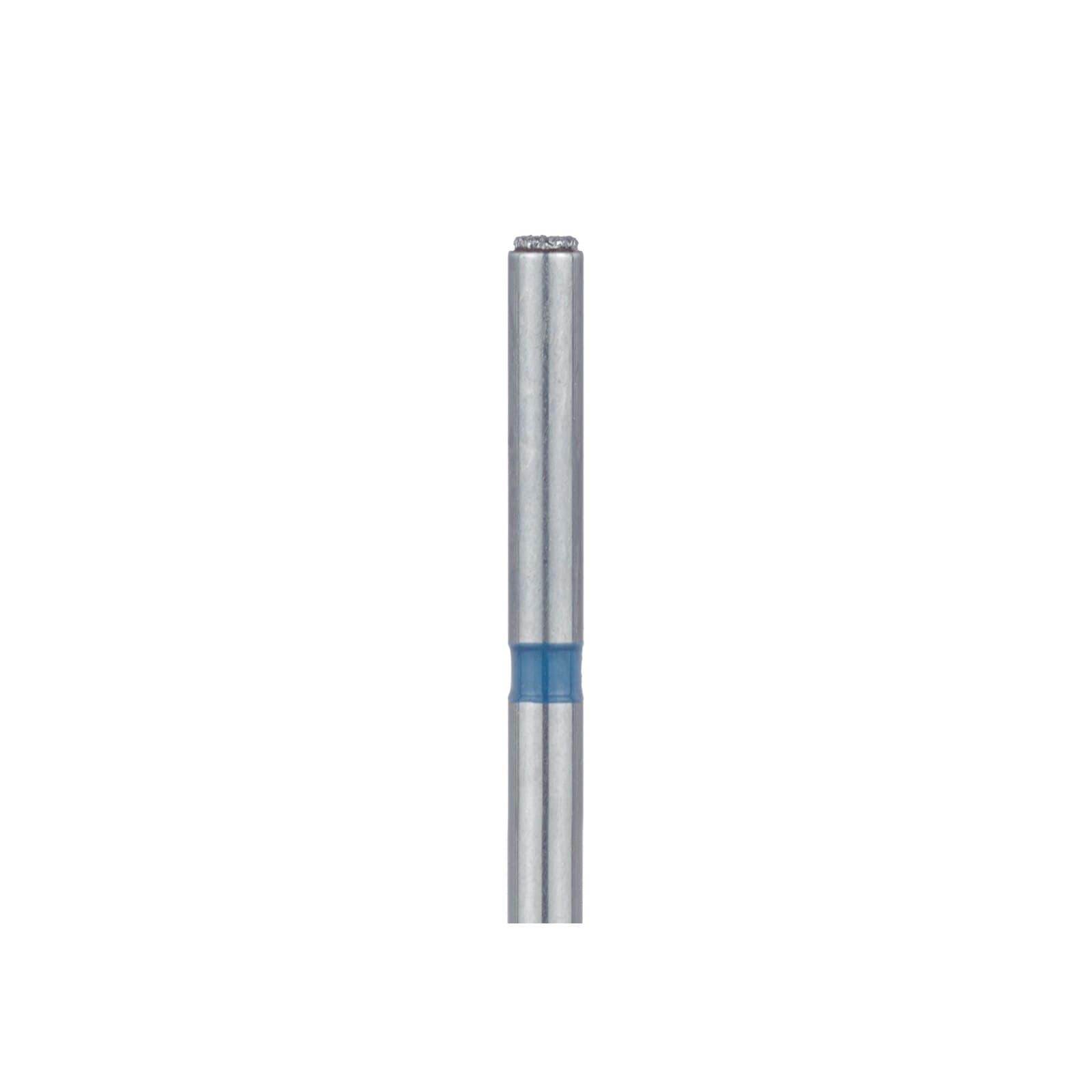 Meisinger Multi-Use Diamond Bur, FG, End Cutting Cylinder, #839, 1.6 mm Head Diameter, 0.2 mm Head Length, Medium (Blue), 5/Pk, 839-016-FG thumbnail 4