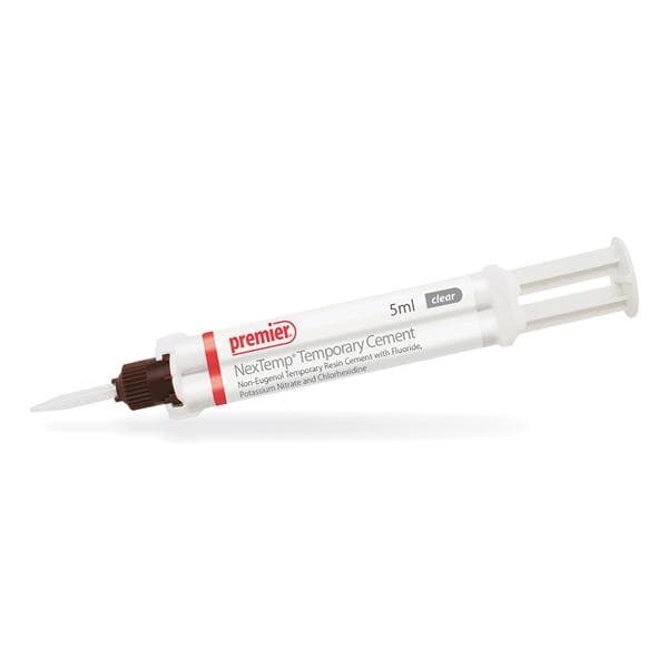NexTemp Clear Temporary Resin Cement Standard Kit, 5 mL Automix Syringe with 10 Mixing Tips, 3001472 thumbnail 7