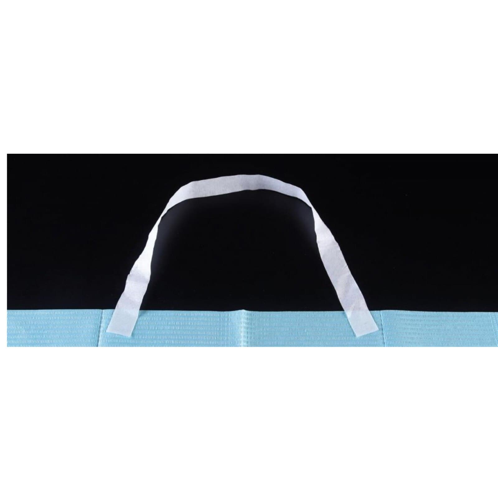 Plasdent Biband Disposable Bib Bands, White, Stretchable, Self-Adhesive, 17" Long, 250/Box, BIB-BND thumbnail 6