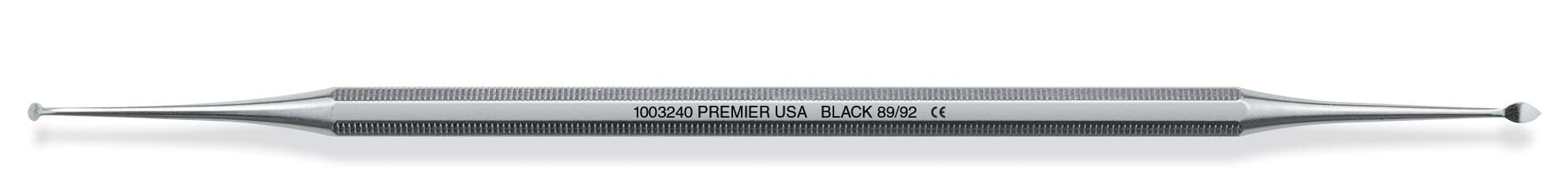Premier #89/92 Discoid-Cleoid Carver, Double-Ended, Black, Standard Handle, 1003240 thumbnail 3