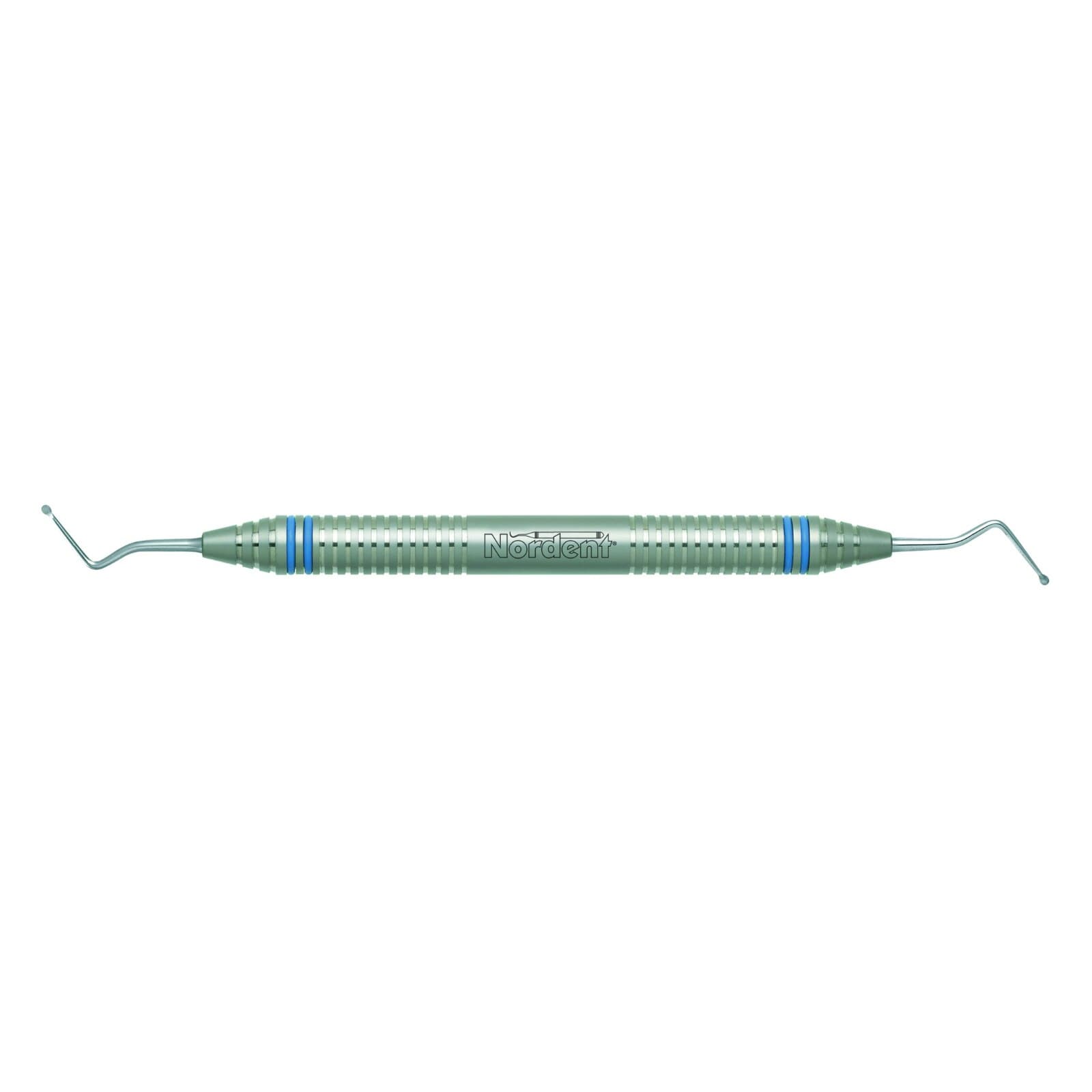 Nordent Excavator DE Long Shank Spoon #12, 1.6mm, Head Size #18, DuraLite ColorRings Handle thumbnail 2