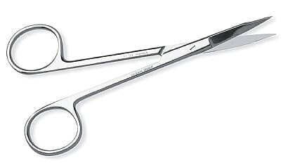 Hu-Friedy S13S Suture Scissors, Standard Series, 4-3/4" (12 cm), #13S, Stainless Steel, 1/Pk thumbnail 3