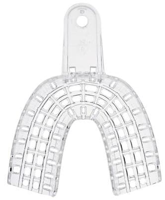 President Disposable Perforated Impression Trays, #2 Lower Large, Clear, 12/Pk, C6902 thumbnail 9