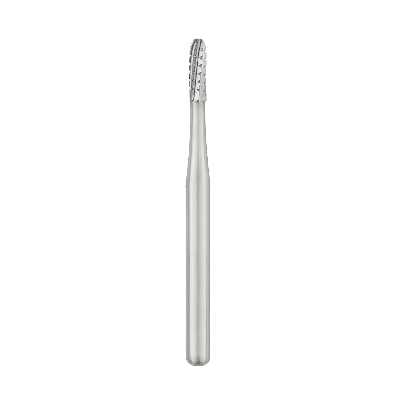 SS White FG #1558 Short Shank Straight Round End Crosscut Fissure Carbide Bur, 100/Pack thumbnail 2