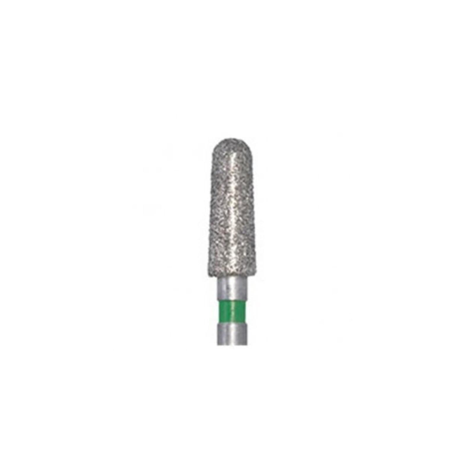 Meisinger 849-025-FG Multi-Use Diamond Bur, Round End Tapered, Medium Grit (Blue Ring), 2.5 mm Head Diameter, 7 mm Working Length, Friction Grip, 5/Pack thumbnail 3