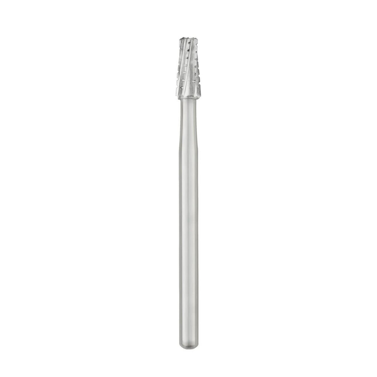 SS White #703 FG Tapered Fissure Flat End Cross-Cut Carbide Bur, Friction Grip, 2.1 mm Head Diameter, 4.8 mm Head Length, 10/Pk thumbnail 2
