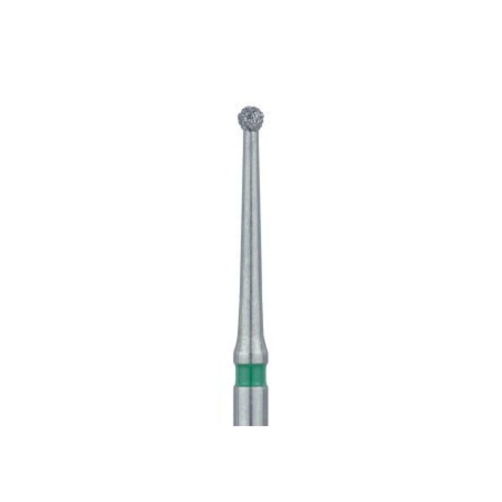 Meisinger 801LG-012-FG Coarse Diamond Bur, Long Round 1.2mm, Friction Grip, Multi-Use, 5/Pk thumbnail 3