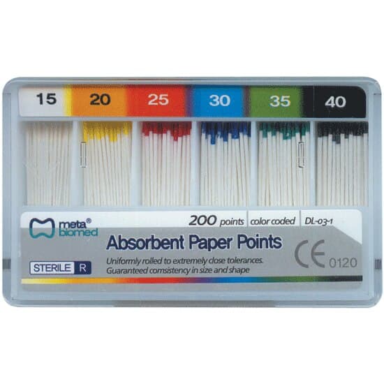Kerr SybronEndo Absorbent Paper Points, ISO Standardized #15, White, Bulk Pack, 200/Pk, 13971 thumbnail 3