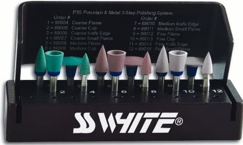 Jazz Supreme Composite 1-Step Universal Polishing System, RA Latch-Type, 4-Piece Assortment Kit with Autoclavable Bur Block, 4/Pk, 89035 thumbnail 8