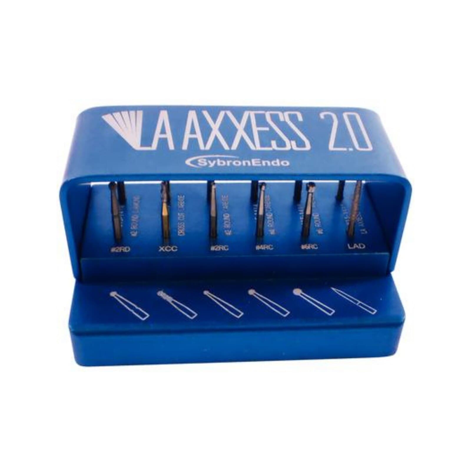 LA Axxess 2.0 Diamond and Carbide Bur Kit, 12 Burs Plus Bur Clip, 815-1404 thumbnail 3