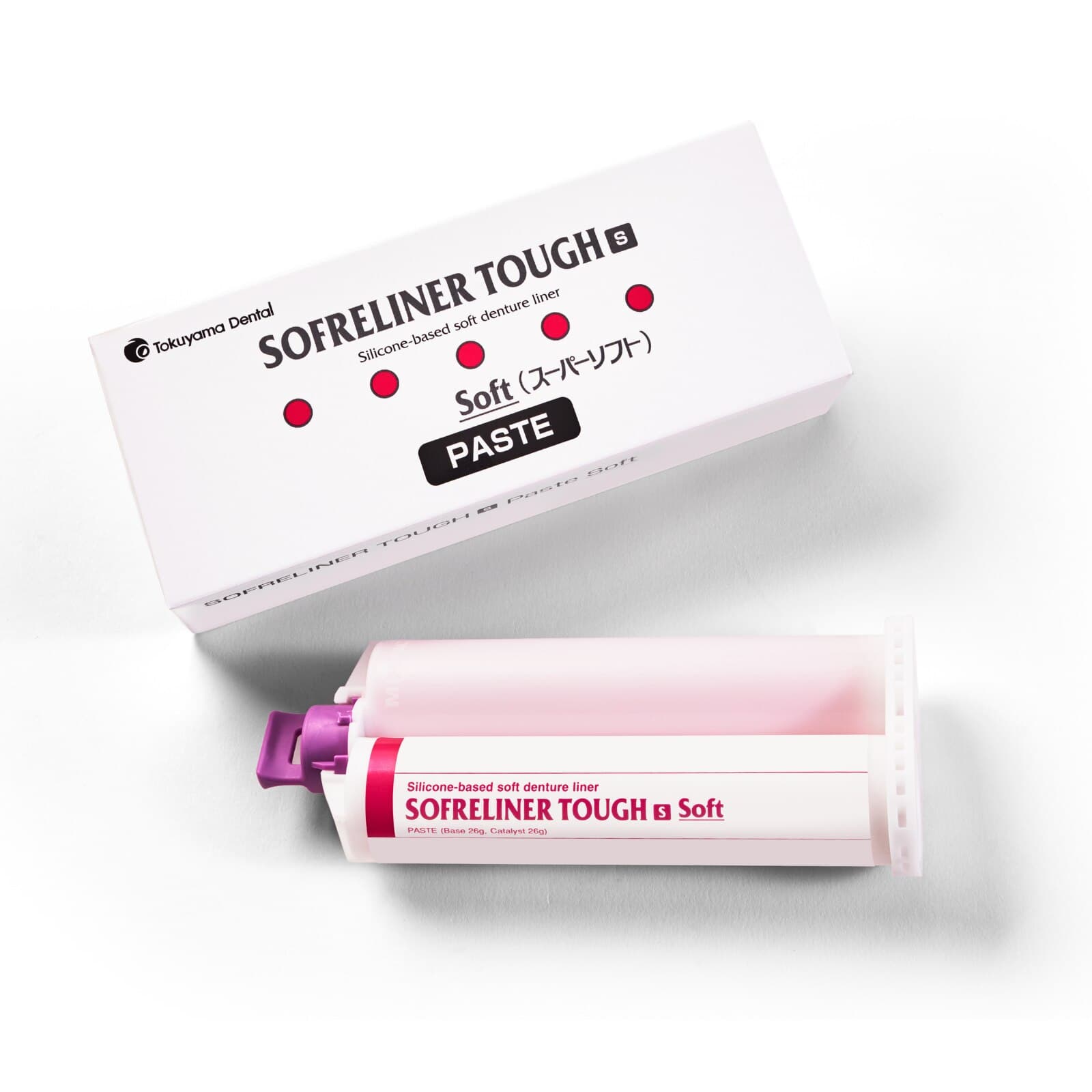 Tokuyama Sofreliner Tough S Soft Denture Reline Paste, 52 g Cartridge, 1/Pk, 23411 thumbnail 7