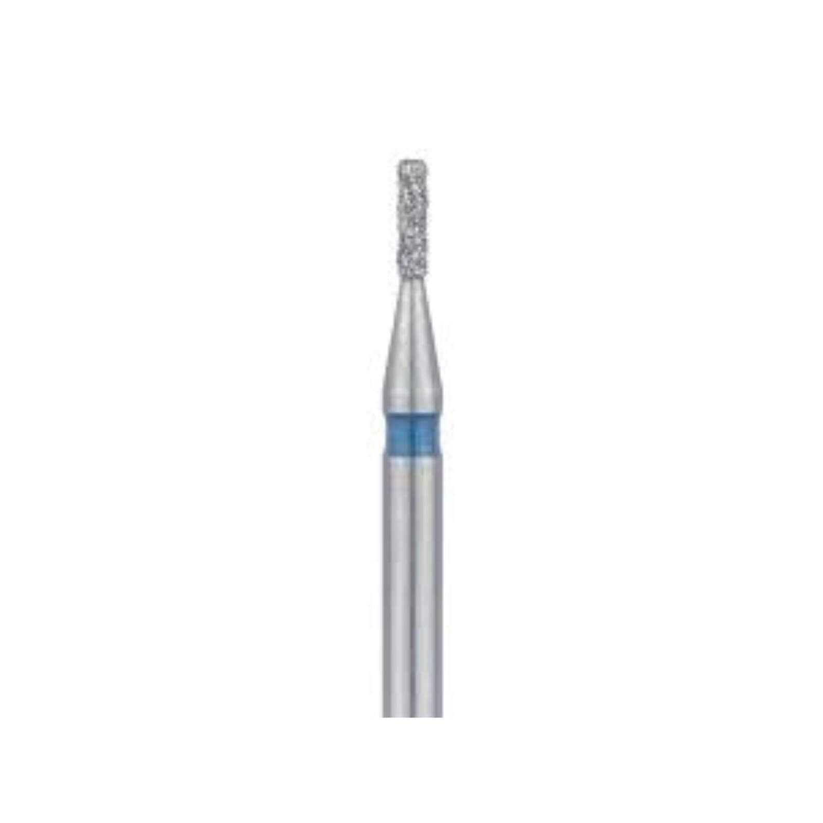Meisinger 840-008-FG Medium Diamond Bur, Round Edge Cylinder, Friction Grip, 0.8 mm Head Diameter, 3.0 mm Head Length, Blue Ring, 5/Pack thumbnail 3