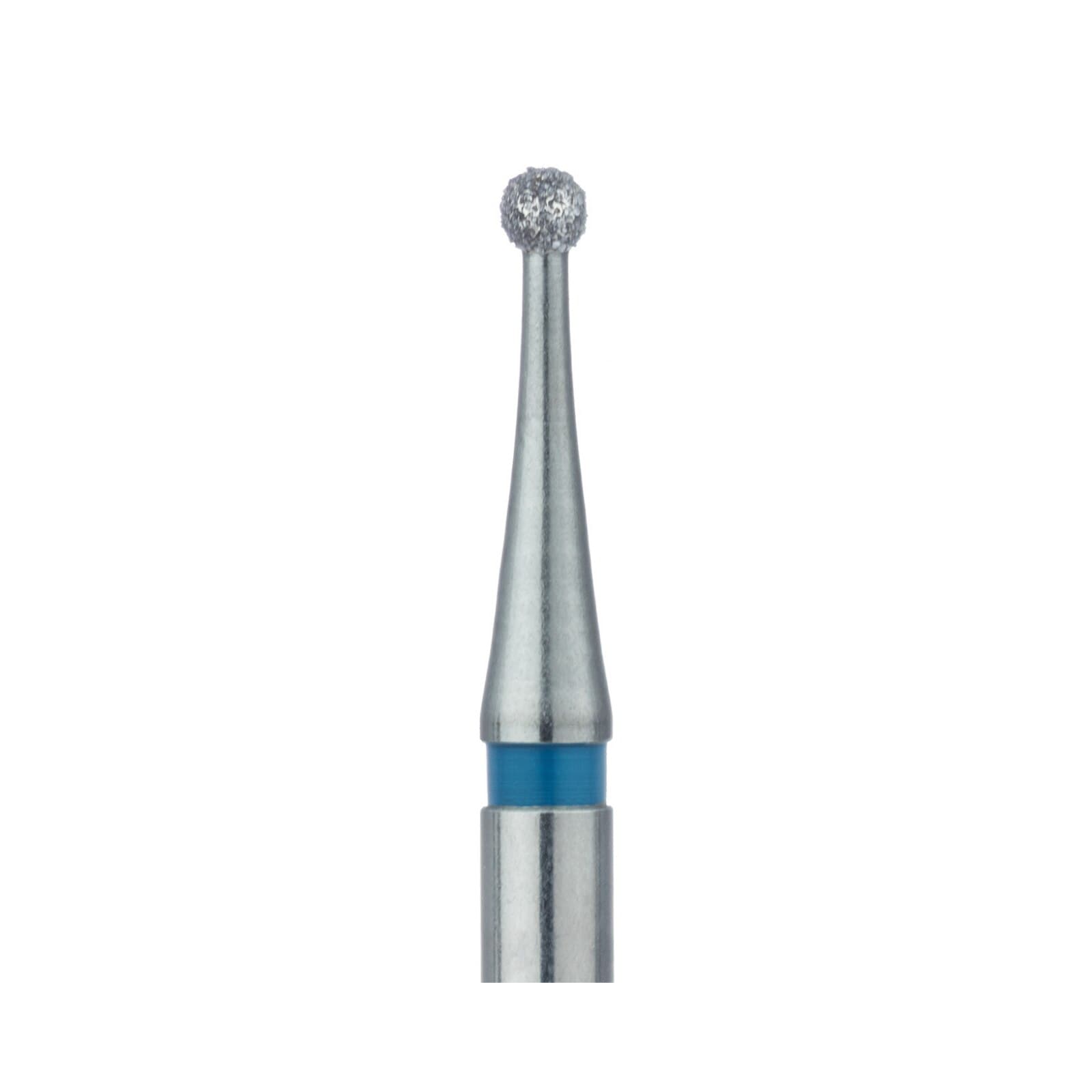 Meisinger Diamond Bur 801-016-RA, Round, Medium Grit, Blue Ring, Right Angle, 1.6 mm, Pack of 5 thumbnail 2