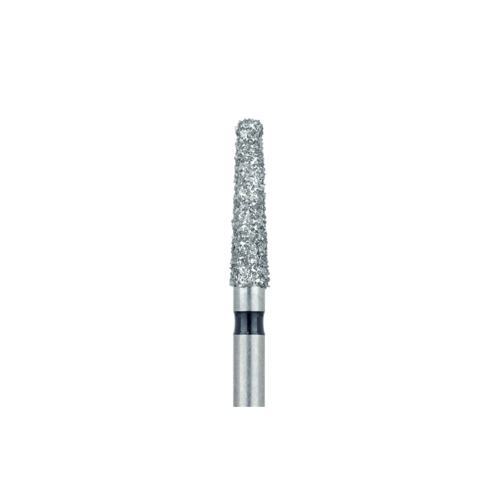 Meisinger 847R-023-FG Multi-Use Diamond Bur, Medium Grit, Blue Ring, Round Edge Tapered, Friction Grip, 2.3 mm Head, 5/Pk thumbnail 3