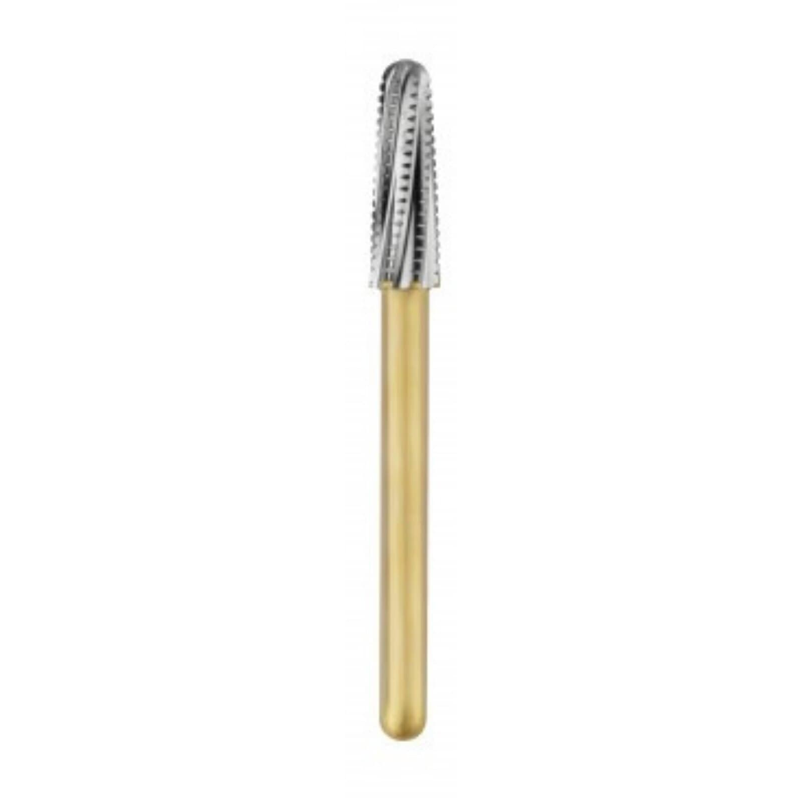 Great White Ultra Carbide Bur, FG, Round End Taper, #GWU 855-025, 2.5 mm Head Diameter, 7.0 mm Head Length, 5/Pkg thumbnail 2
