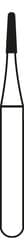 Alpen Operative Surgical Carbide Burs, FG, Cross Cut Tapered Fissure, #700L, 1.0 mm, 10/Pk, R10700L thumbnail 2