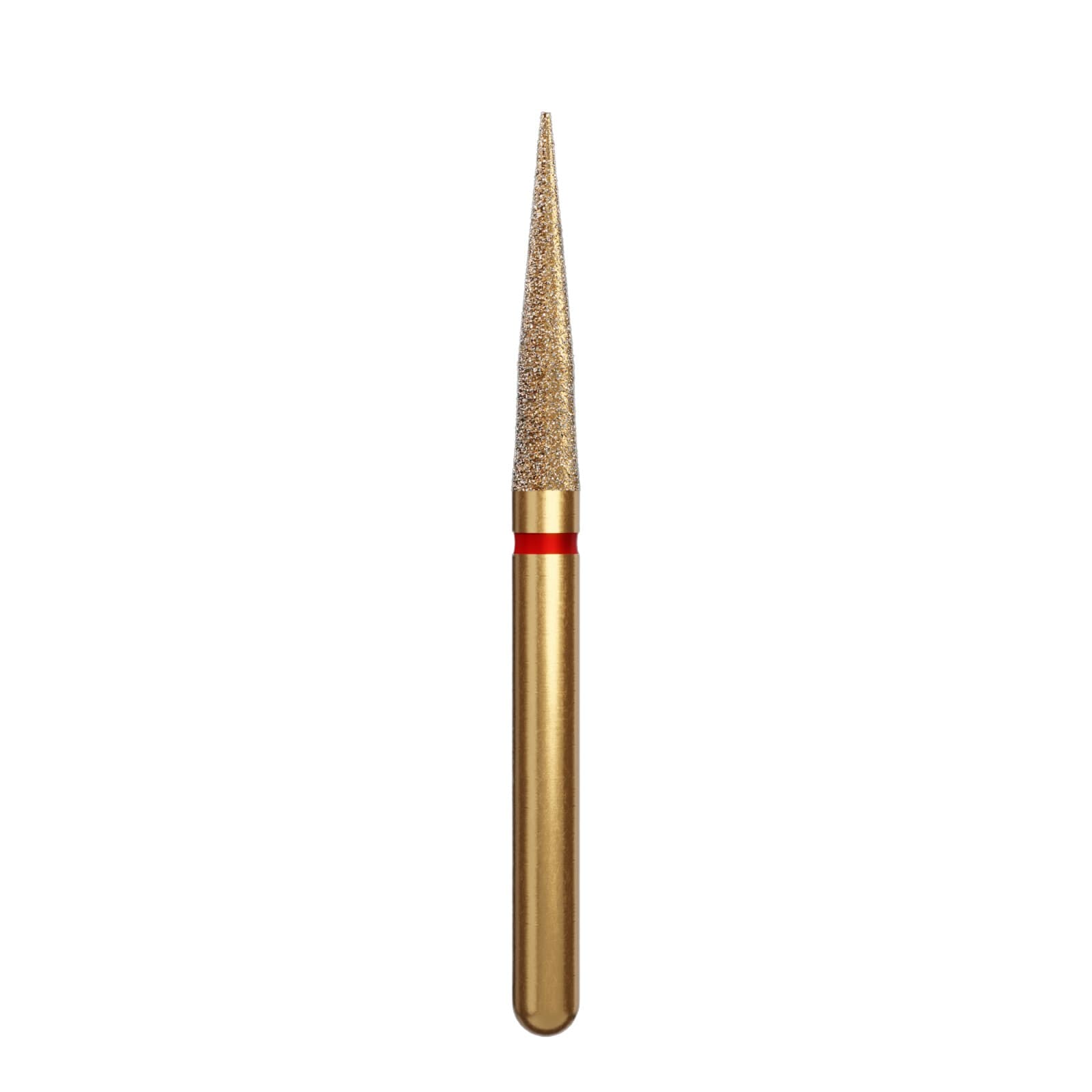Alpen Multi-Use Diamond Bur, FG #134.014 / ET6, Esthetic Finishing Needle, Fine Grit, Red, 1.4mm, 5/Pk - Alpen® Multi-Use Diamonds FG # ET6 Esthetic Finishing Needle 1.4mm Fine Red Pkg/5 - Image 1