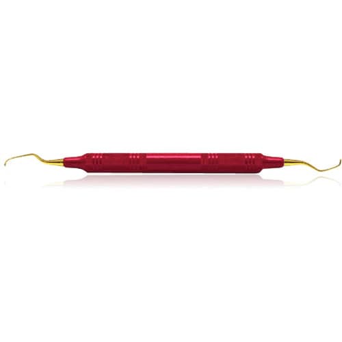 American Eagle Instruments Universal Curette, #4L-4R Columbia, XP Sharpen-Free, EagleLite Resin Handle, Red, 3/8" (9.5mm), Double-Ended, 1/Pk, AECC4L-4RXPX thumbnail 13