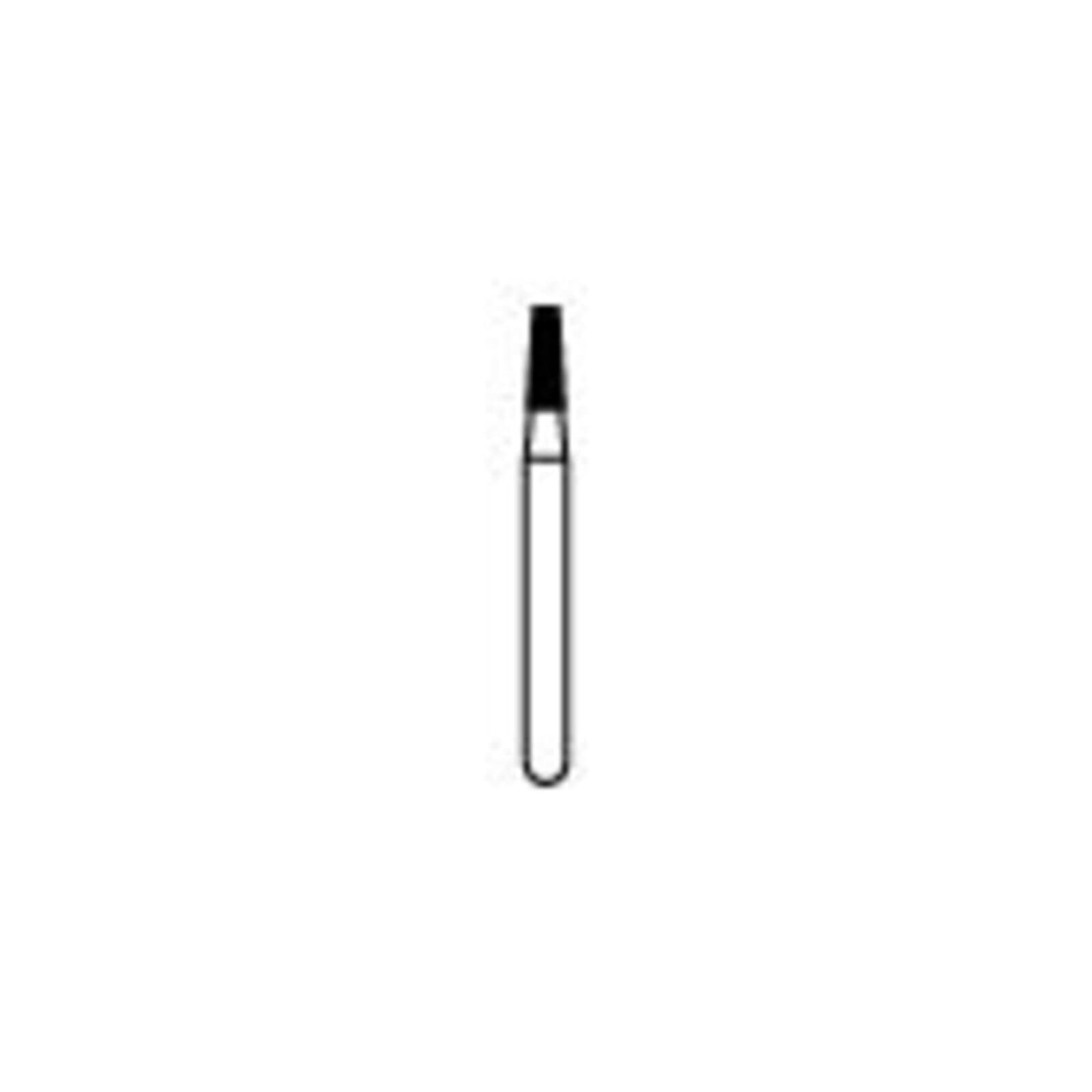 NTI® FG Diamond Bur, Coarse, Flat End Taper, #845-014, Green, 5/Pkg, C845-014 thumbnail 2