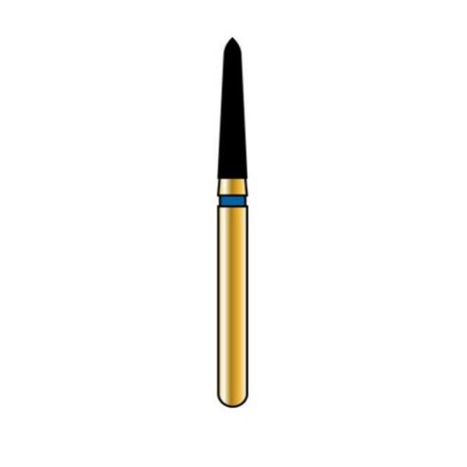 Alpen Multilayer Diamond Bur, FG, Curettage Pointed Taper, #878K-014, 1.4 mm, Super Coarse, Black, 5/Pk, R878KSC014FG thumbnail 2