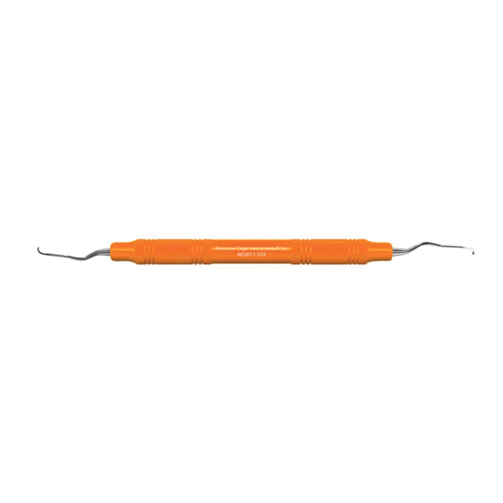 American Eagle Gracey +3 Access Curette, #11/12, Posterior Mesial, Double End, EagleLite Resin Handle, 3/8", Orange, AEGA11-12X, 1/Pk thumbnail 3