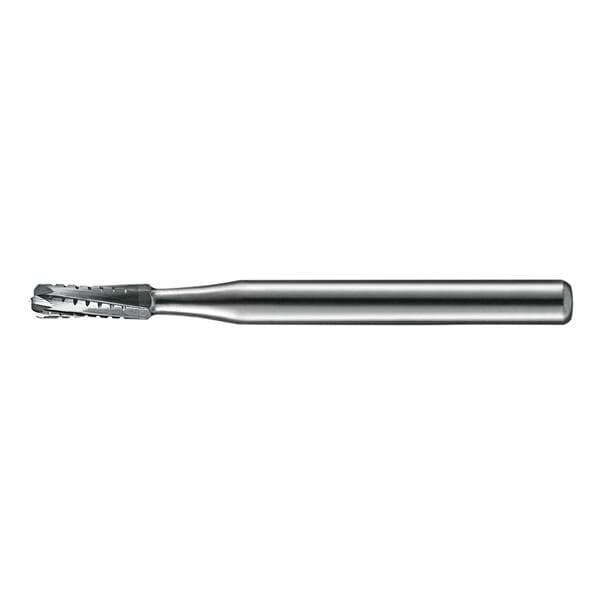 Kerr FGSS 1557 Carbide Bur, Straight Round End Crosscut, Friction Grip Short Shank, 1mm Diameter, 3.7mm Length, 10/Pk thumbnail 2