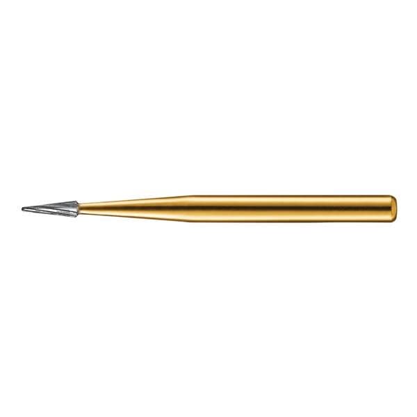 KavoKerr FG7205 Carbide Trimming & Finishing Bur, Taper Finishing, 12 Flute, Friction Grip, 1.6mm Diameter, 8.5mm Length, 10/Pk thumbnail 2