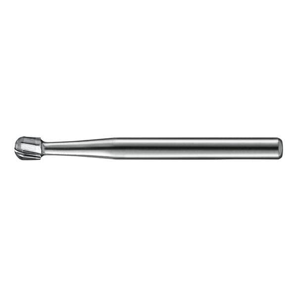 Kerr Operative Carbide Burs, Round #2, Right Angle Latch (RA), 6 Flute, 1 mm Head Diameter, 10/Pk, LA2-KC0 thumbnail 2
