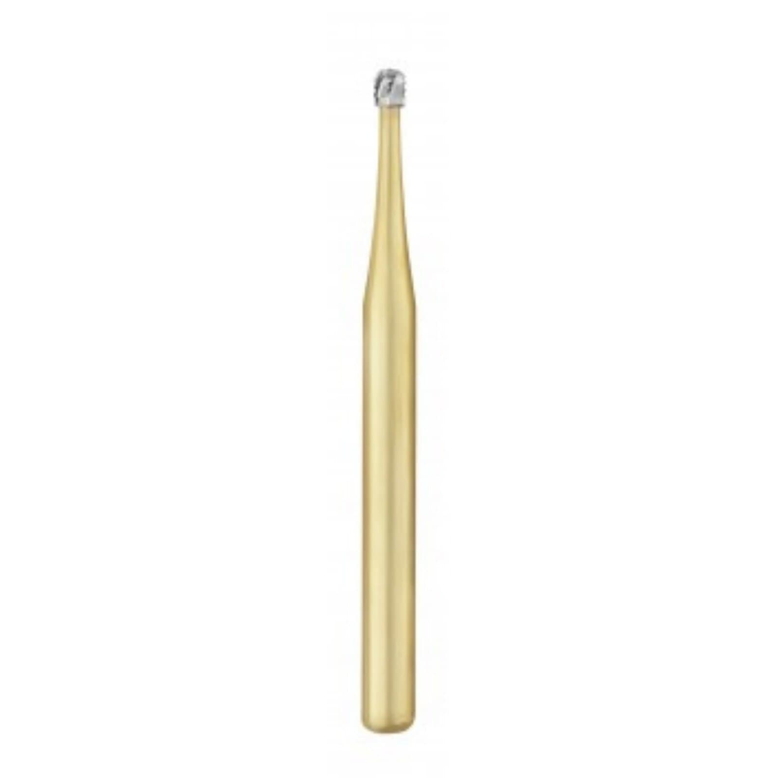 Great White Gold Series Carbide Burs, FG, Round, #GW2R, 1 mm Diameter, 10/Pk, 18202 thumbnail 3