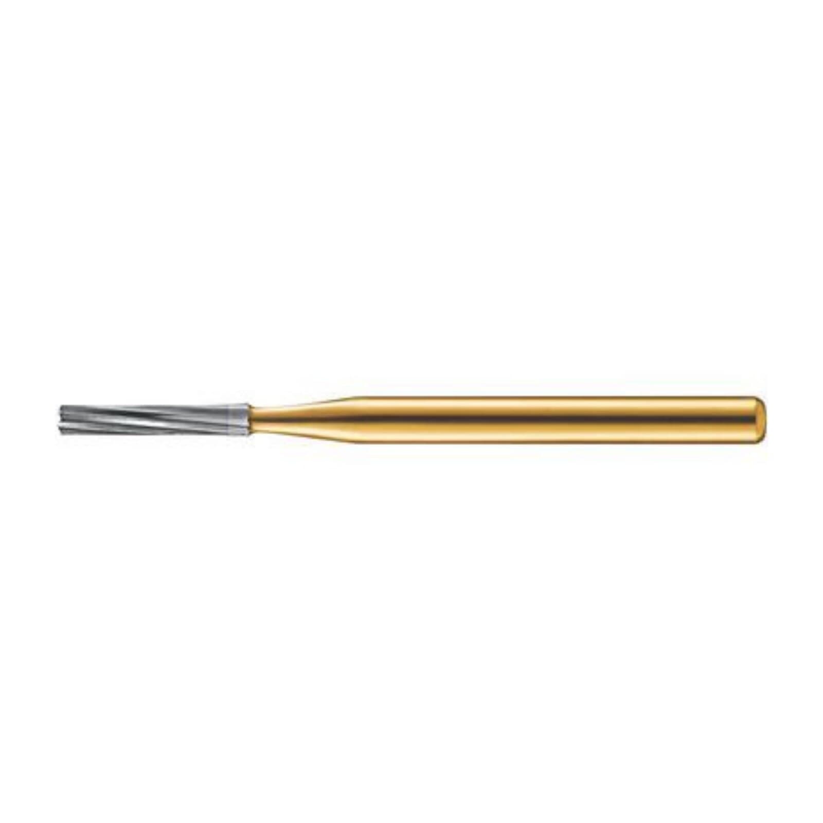 Kerr Trimming & Finishing Carbide Bur FG 9572, Straight 30 Flute, 1 mm Diameter, 3.7 mm Length, 10/Pk, FG9572-KC0 thumbnail 2