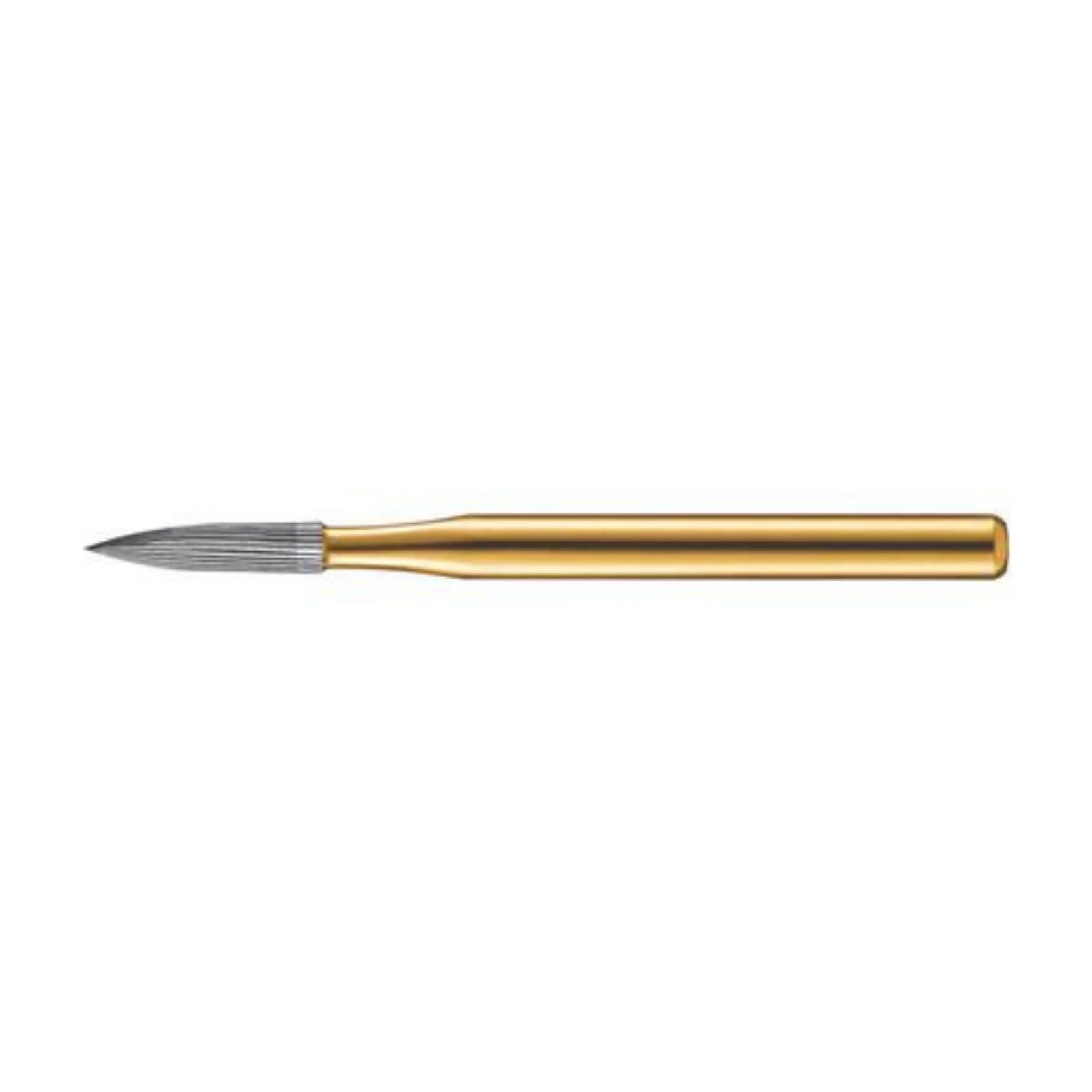 Kerr Trimming & Finishing Carbide Bur FG 7901, Needle, 12 Flute, 0.9 mm Diameter, 2.2 mm Length, 100/Pk, FG7901-KCC thumbnail 2