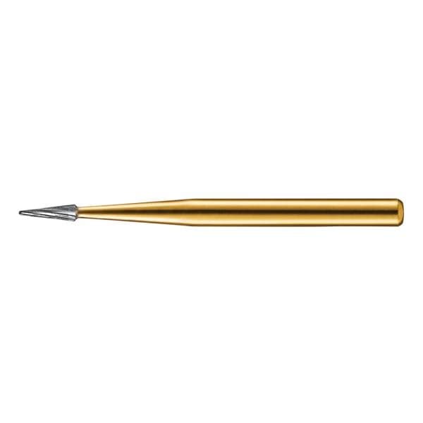 KavoKerr FG7214 Carbide Bur, Taper Finishing, 12 Flute, Friction Grip, 1 mm Diameter, 5.1 mm Length, 10/Pkg, FG7214-KC0 thumbnail 2