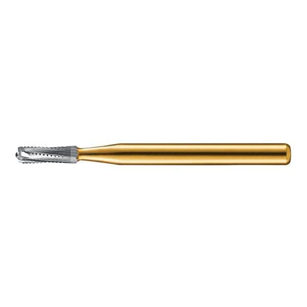 Kerr FG1958 Carbide Bur, Fine Cross-Cut, Straight Round End, Friction Grip, 1.2mm Diameter, 3.7mm Length, 10/Pk thumbnail 2