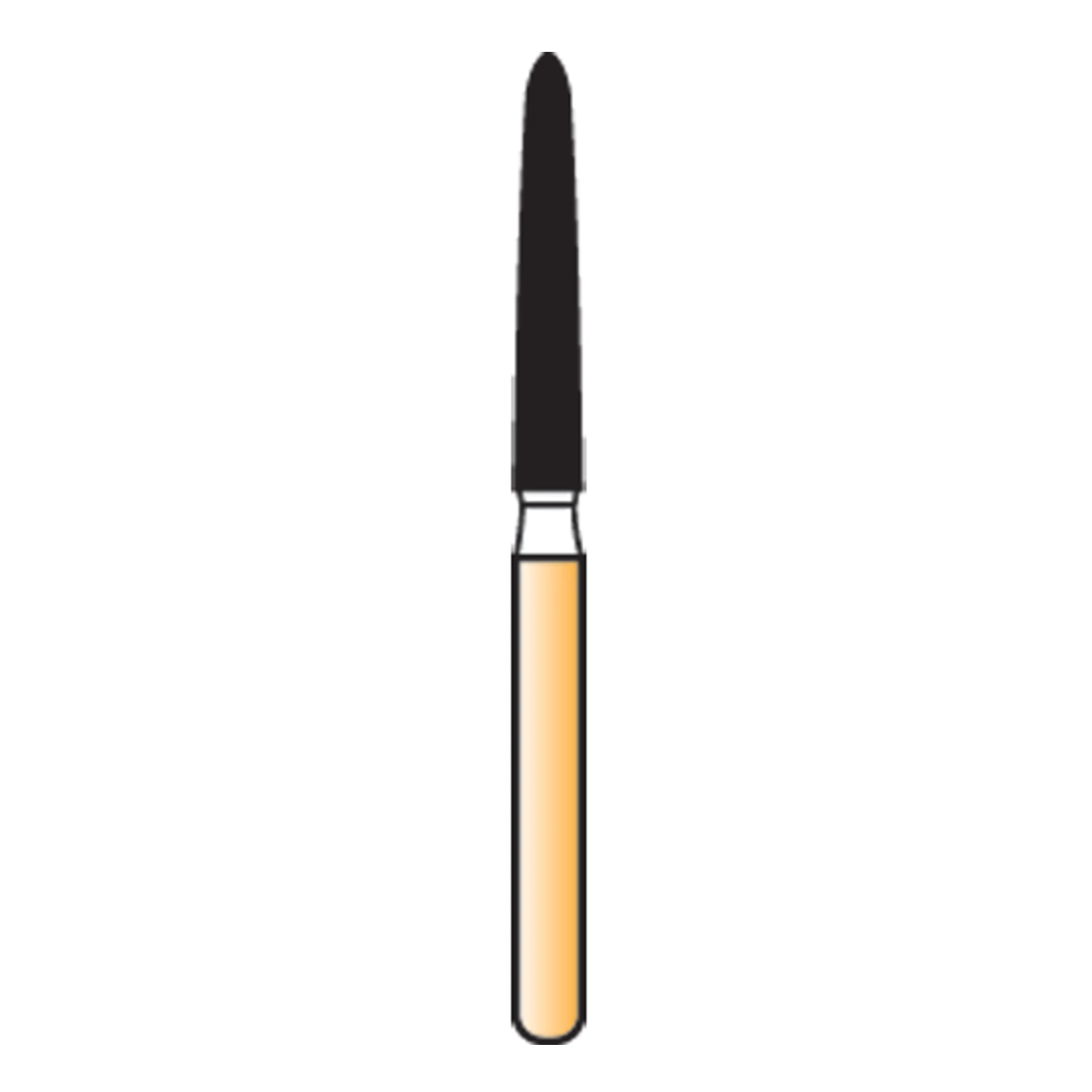 Alpen Carbide Trimming & Finishing Bur, 12-Blade, Friction Grip, Curettage, 1.6 mm Diameter, #7282K6, 5/Pkg - Alpen&reg; Trimming & Finishing Burs - 12-Blade - #7282K6 - Image 1