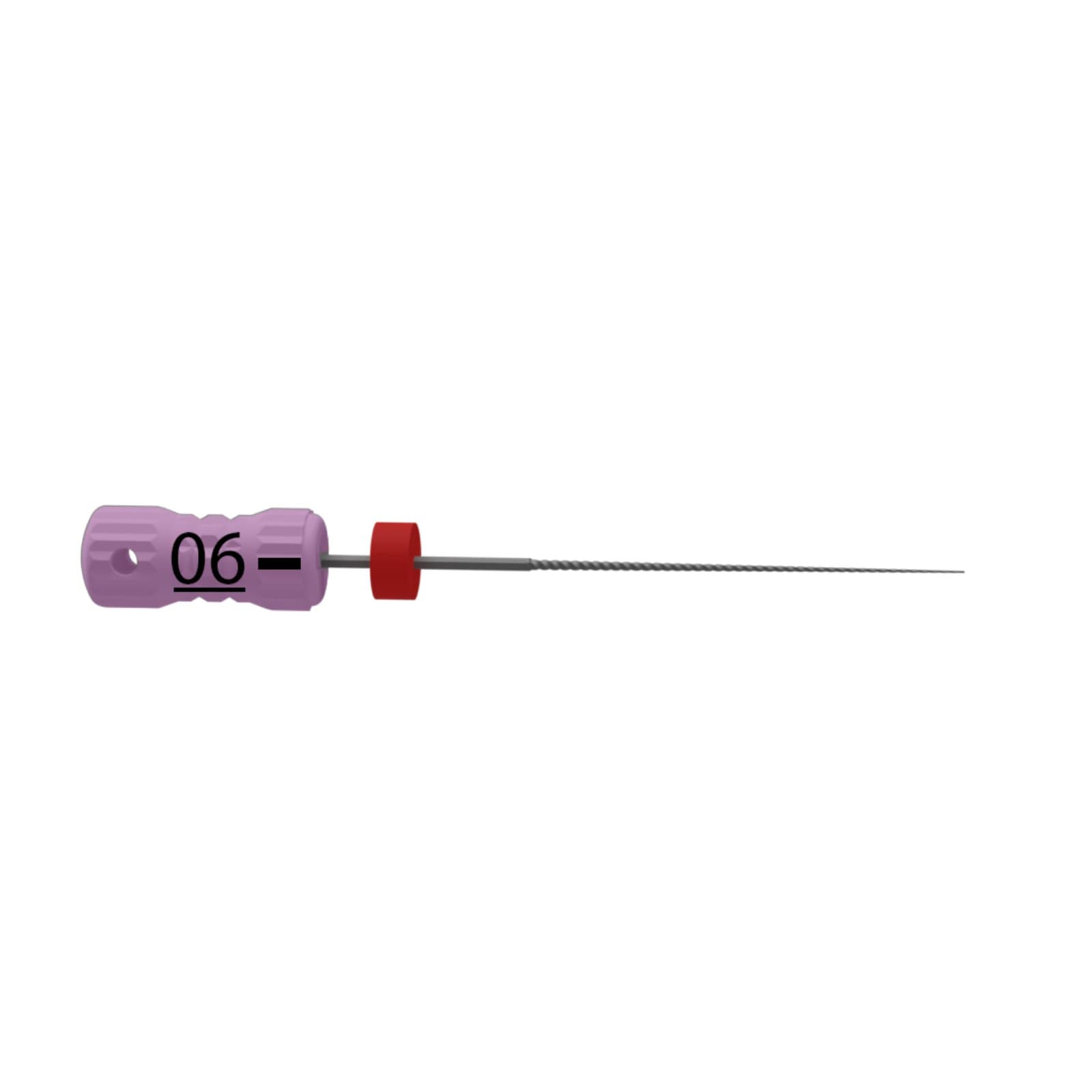 MicroMega B6 K-Files, Size #06 (N006), 21 mm, Stainless Steel, Sterile, 0.02 Taper, Pack of 6, Ref 60029717 thumbnail 4