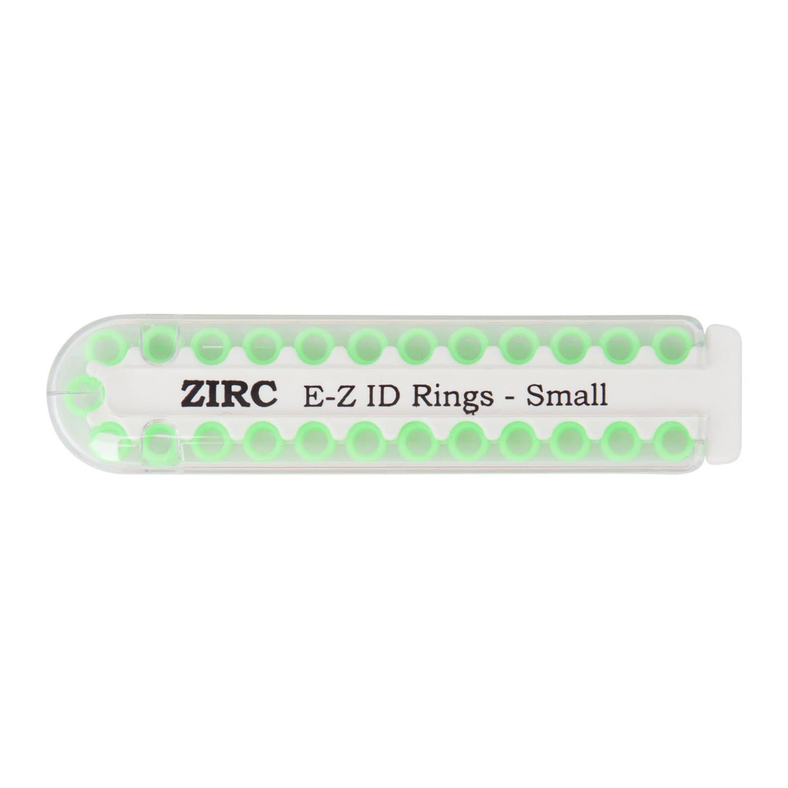 Zirc E-Z ID Instrument Rings, Small, Neon Green, 25/Pkg, 70Z100P thumbnail 2