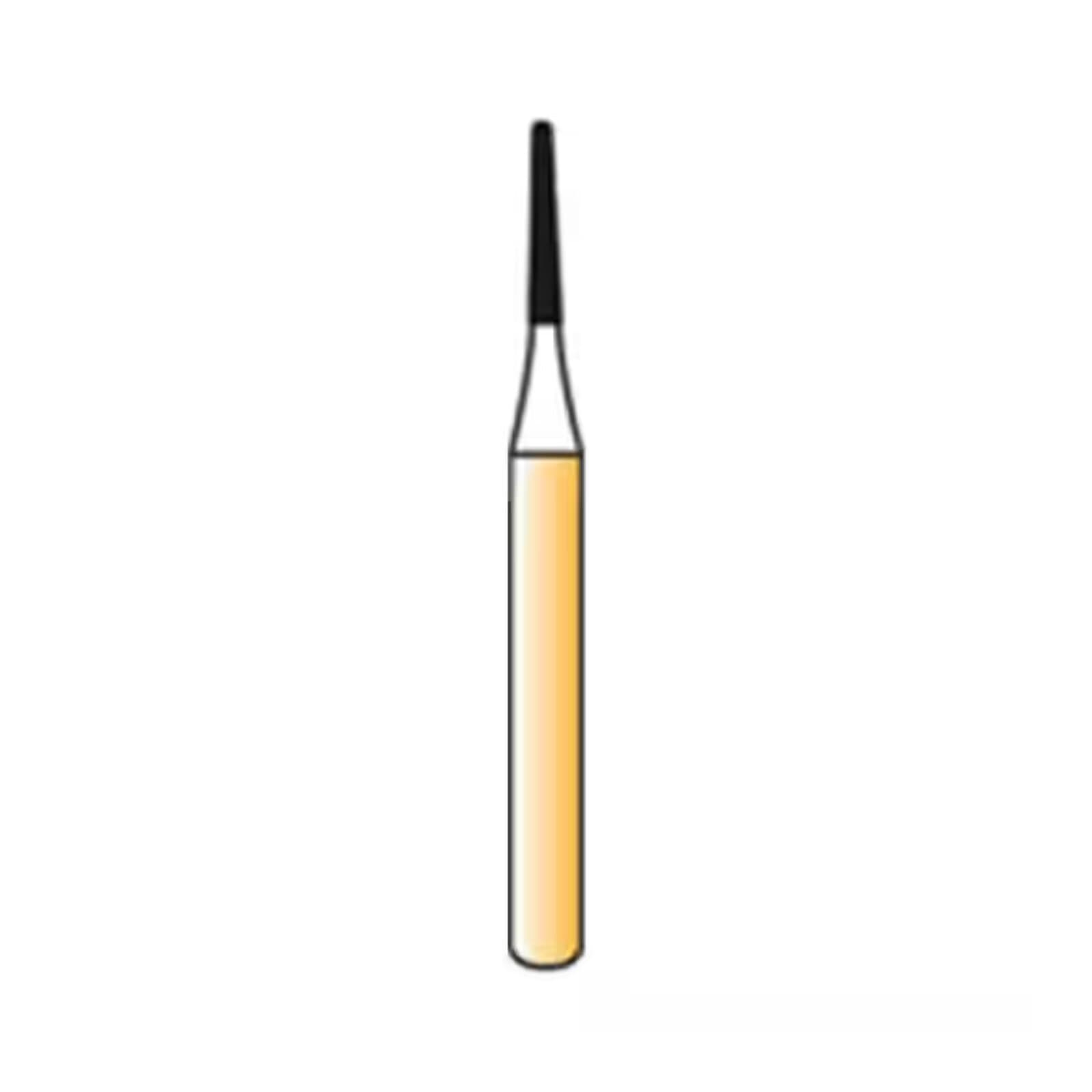 Alpen Carbide Trimming & Finishing Bur, Round End Taper, 12 Flute, Friction Grip, #7642, 1.0 mm Diameter, Pack of 5 thumbnail 2