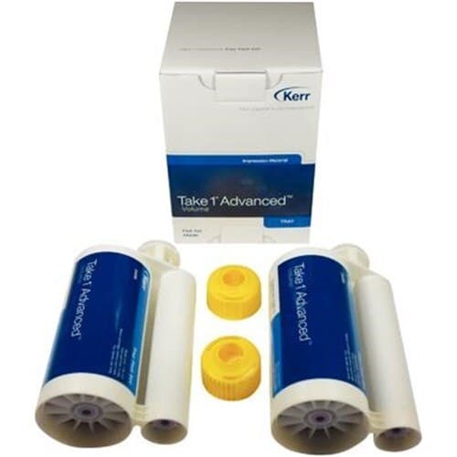 Take 1 Advanced VPS Impression Material, Volume Tray, Fast Set, Heavy Body, Dark Blue, 380 ml Hard Cartridge, 2/Pk, 34696 thumbnail 8