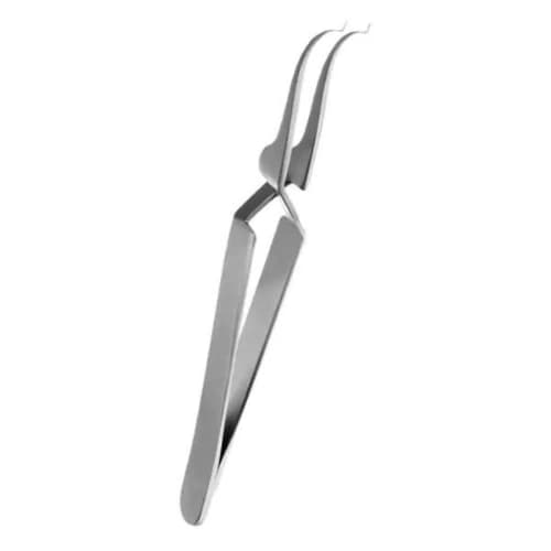 Hu-Friedy Ultra Slim Buccal Tube Bonder Tweezers, Non-Locking, Smooth Tip, 678-505 thumbnail 2