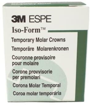 3M Iso-Form Temporary Tin-Silver Molar Crown, Upper Right First Molar, Size U62, 5/Box, U62 thumbnail 8