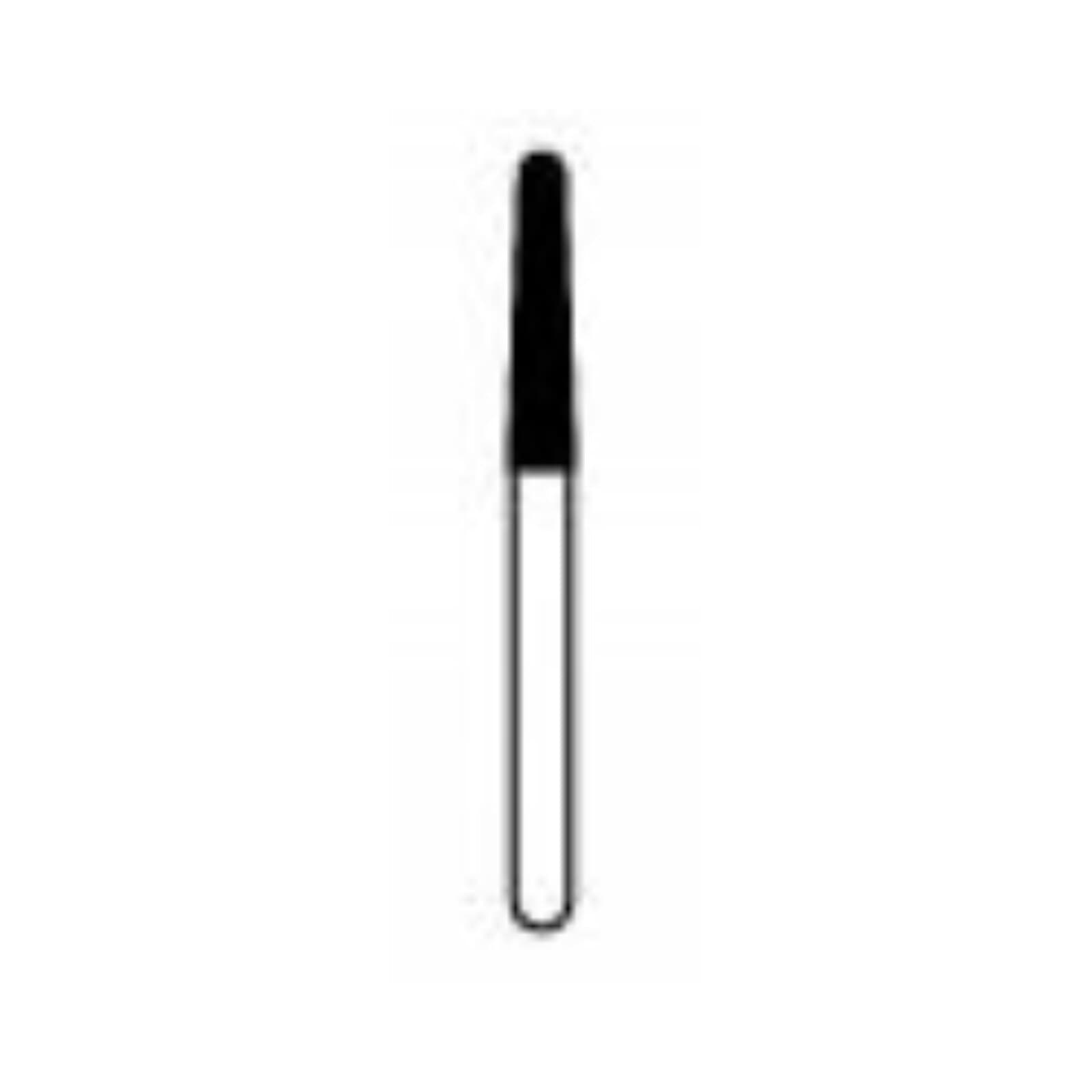 NTI Diamond Bur, FG, Long Taper Round End, #F856L-018, 1.8 mm, Fine, Red, 5/Pk thumbnail 3