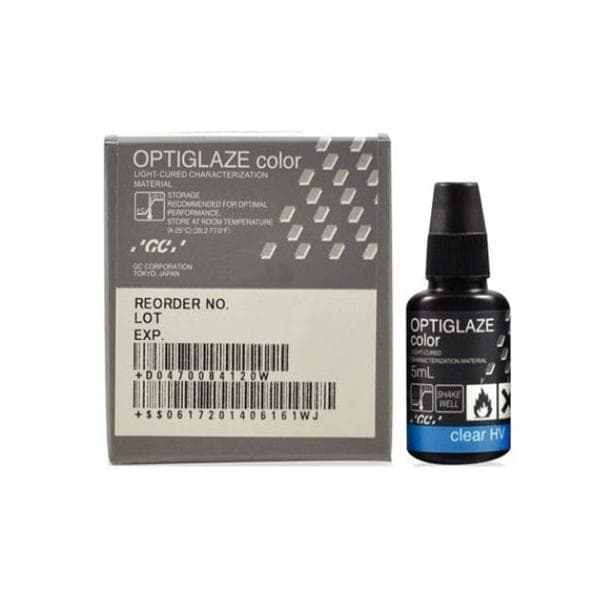 GC America OptiGlaze Color Clear HV, Light-Cured Nano-Filled Characterization Coating, 5 mL Bottle, #008425 thumbnail 10