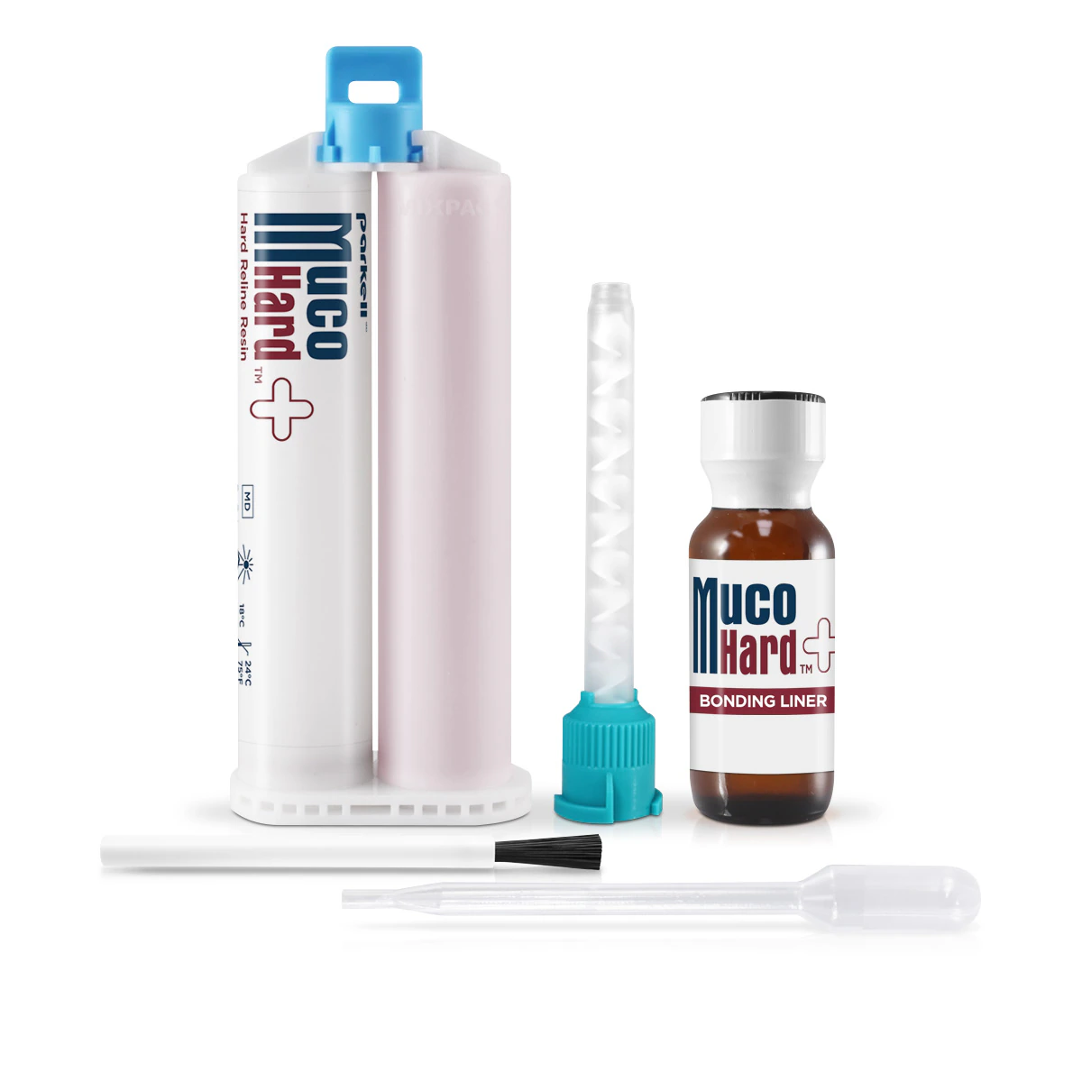 Parkell MucoHard+ Hard Denture Reline Kit, Self-Cure, Translucent Pink, S640 thumbnail 15