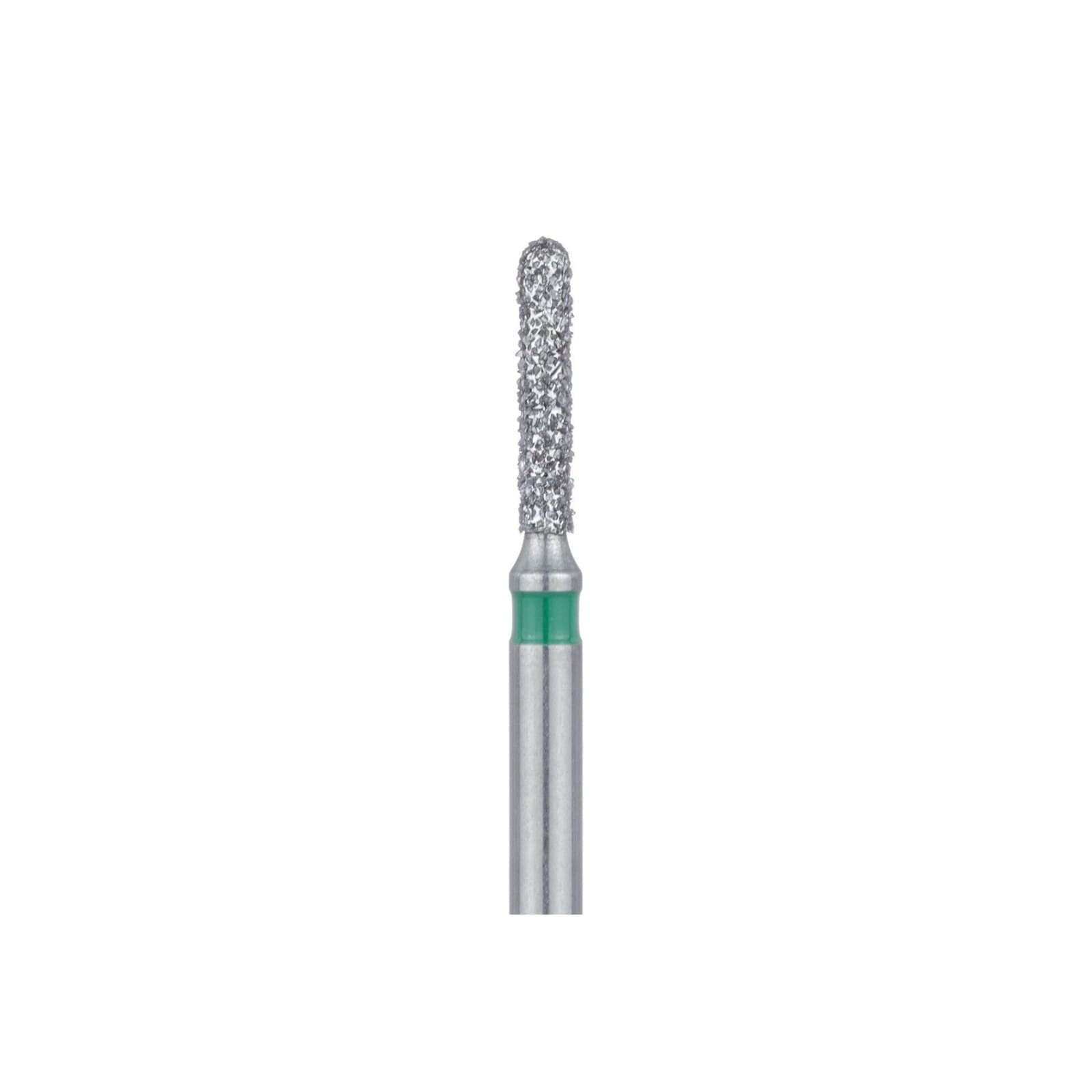 Meisinger 838LG-012-FG Diamond Bur, Round End Cylinder, Coarse (Green), Friction Grip, Long Shank, 1.2 mm Head Diameter, 7.0 mm Head Length, 5/Pk thumbnail 3