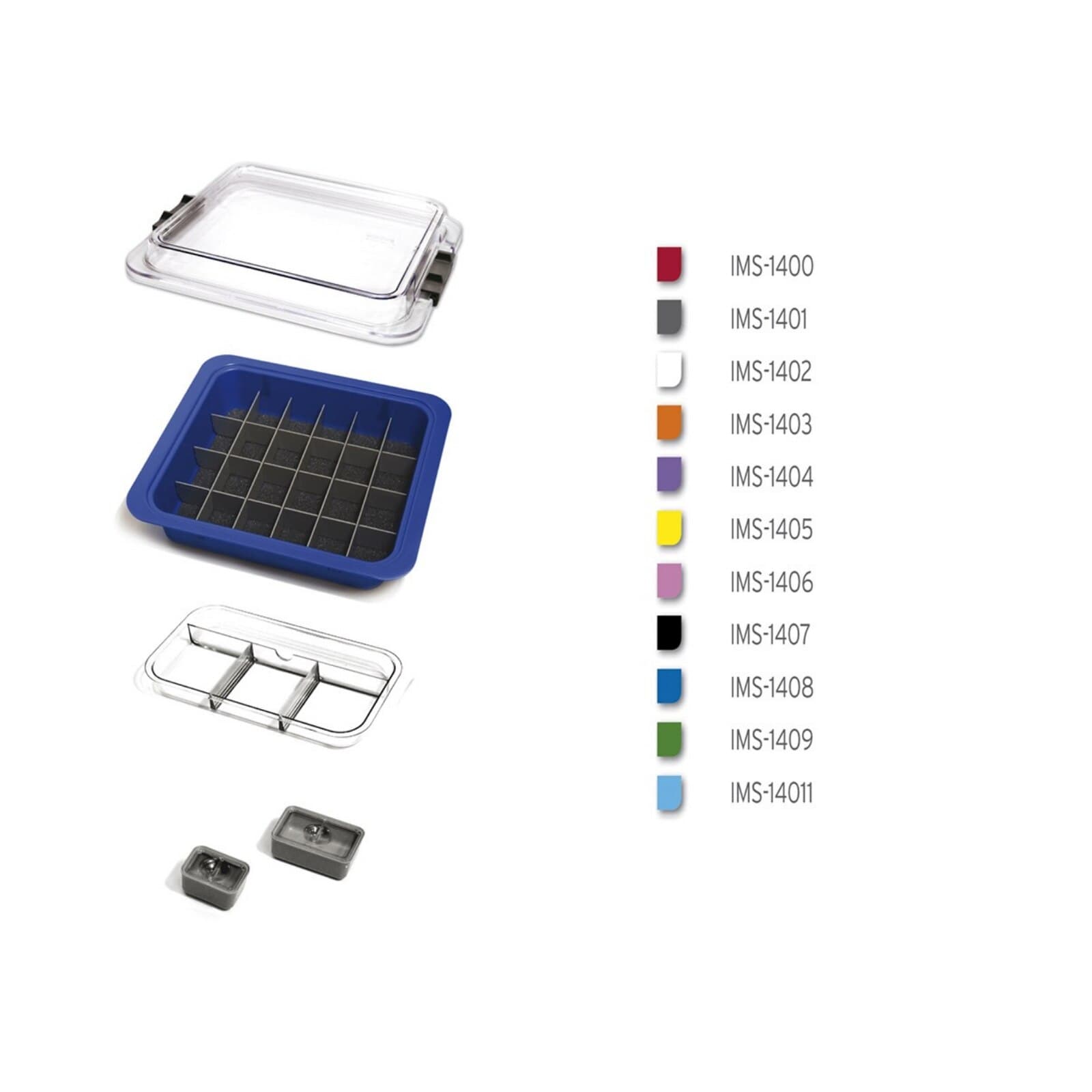 Hu-Friedy IMS Signature Series Complete Tub Set, Green, 12-3/4" x 11-3/16" x 4", IMS-1409 thumbnail 3