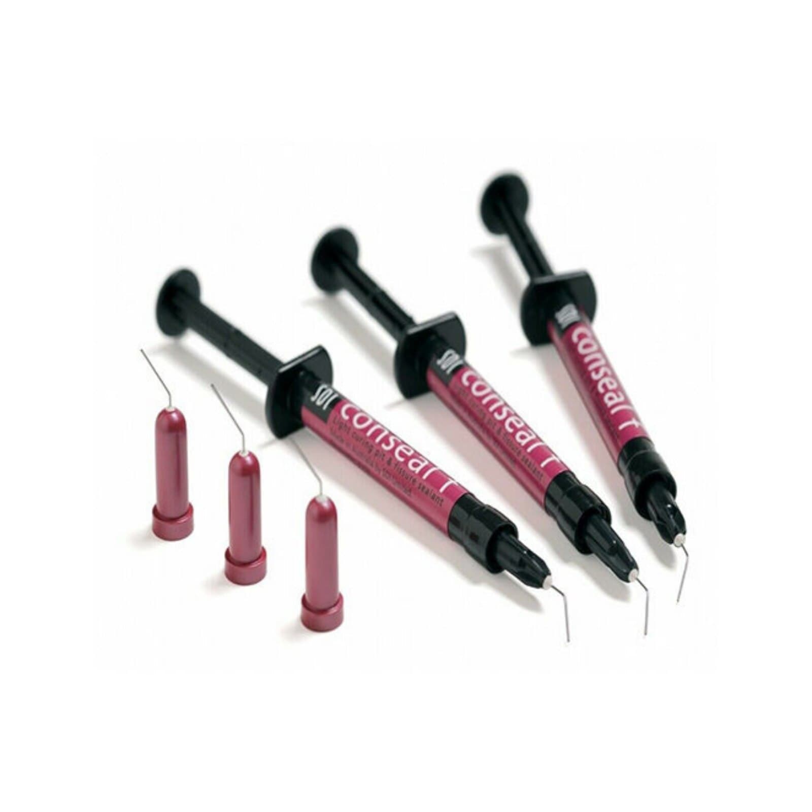 SDI Conseal F & Super Etch LV Disposable Syringe Tips, 27 Gauge, Black, Bent, 20/Pk, 8100061 thumbnail 6