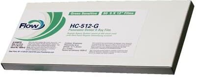 Flow X-Ray Green Team Panoramic X-Ray Film, Green Sensitive, 5" x 12", Box of 50, HC-512-G thumbnail 6